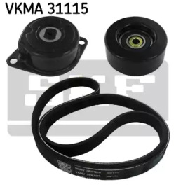 Комплект ручейковых ремней SKF для VW POLO (6N1) 64 1.9 D